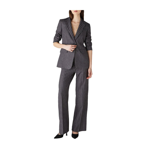 EMME MARELLA Pantaloni Pantalone Donna dalla linea morbida Grigio chiaro - Francavilla Moda